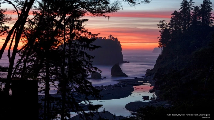 Ruby Beach Olympic National Park Washington Beaches 2k