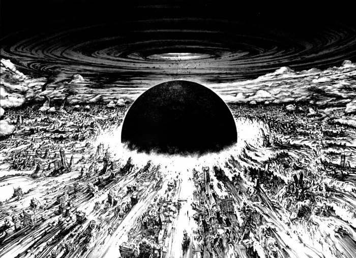 akira explosions grayscale manga Anime Akira HD Art 2k