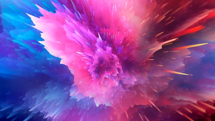 Colorful paint splash 2k 4k