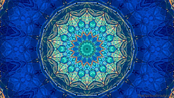 kaleidoscope mandala abstract colorful petals 2k
