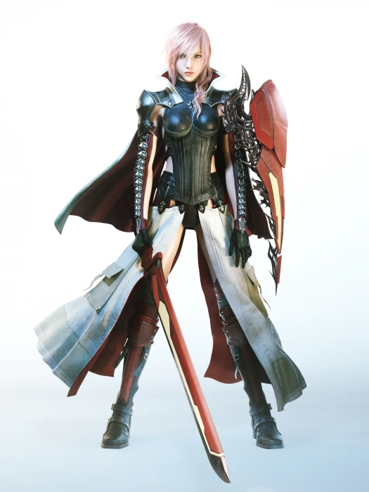 Final Fantasy Lightning digital wallpaper XIII 2k