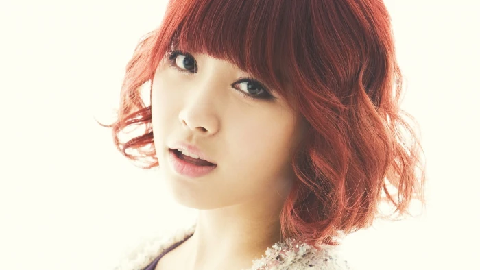 K pop Girl s Day Kim Yura Asian women face Korean redhead 2k