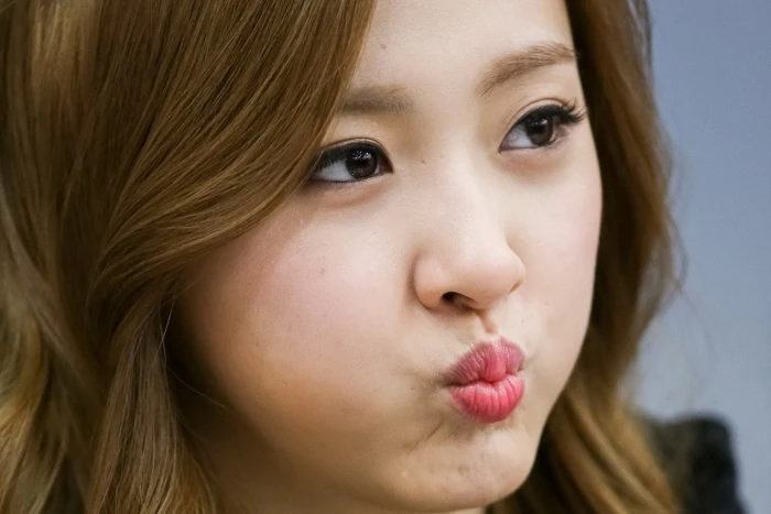 Music Korean Girl Group portrait close up one person headshot 2k