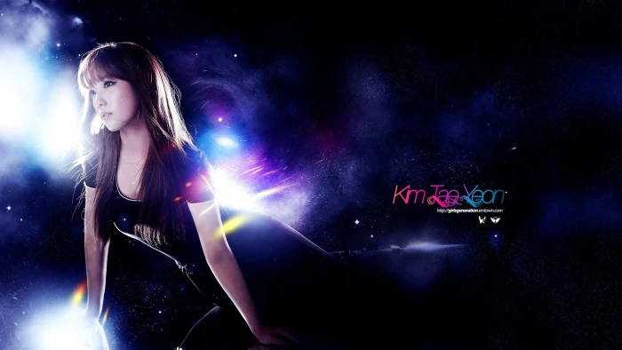 SNSD Girls Generation Asian model musician singer Kim Taeyeon 2k