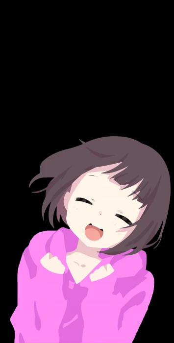anime girls amoled dark cute smile 50 2k 4k 5k