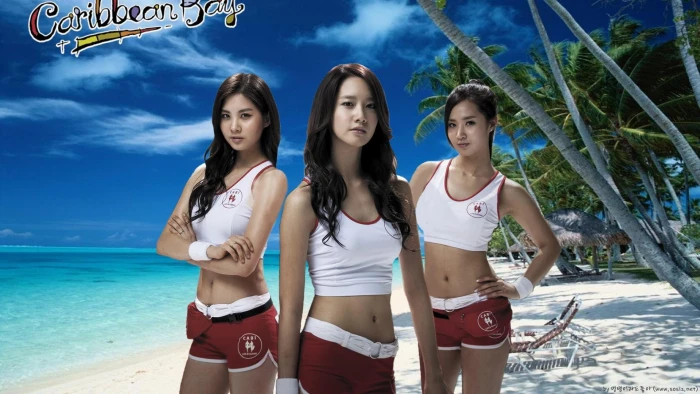 Asian beach Girls Generation korean Kwon Yuri Musicians 2k