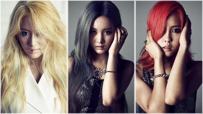 asians blondes brunettes girls hyomin jiyeon k pop korea 2k
