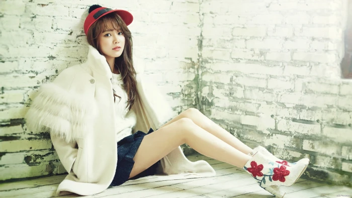 Choi Sooyoung Korean SNSD Asian Woman Hat Legs 2k