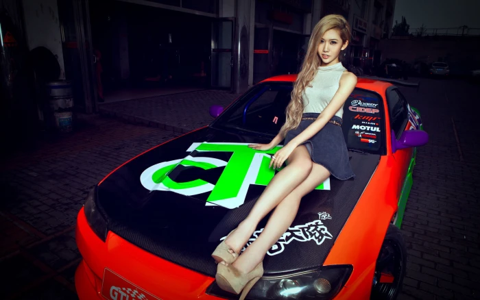 women s gray sleeveless top and blue denim skirt machine auto 2k