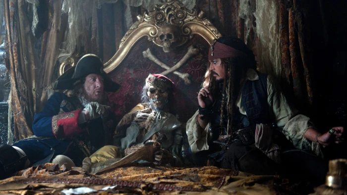 Pirates of the Caribbean movie scene Dead Men Tell No Tales 2k 4k
