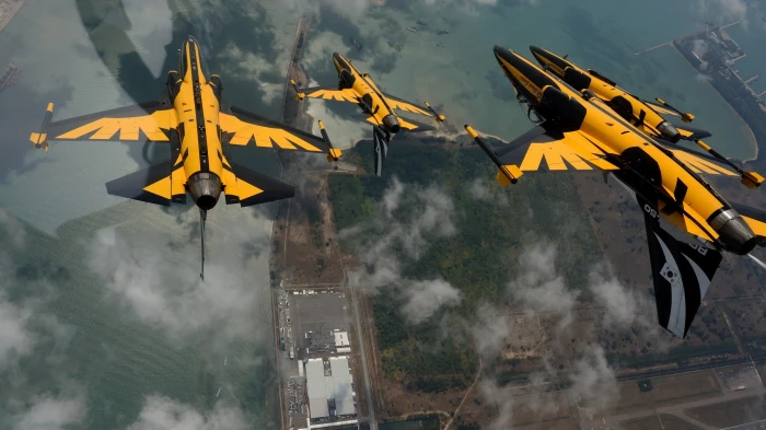 aerobatic air aircrafts black eagle eagles golden jets 2k