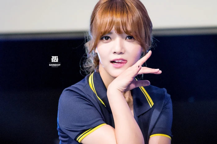Korean Jimin AOA redhead K pop 2k