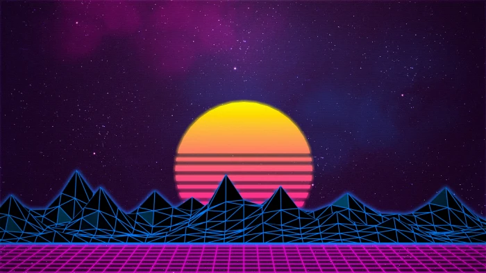 Retrowave purple background pink vaporwave abstract 13 2k