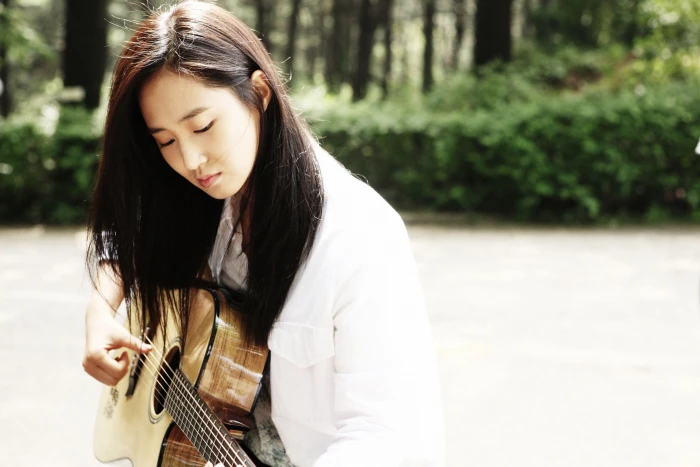 Girl Music Asian Guitar SNSD Kpop Singer Outside Outdoor 2k