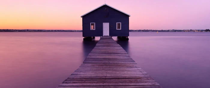 house lake nature ultra wide ultrawide 2k