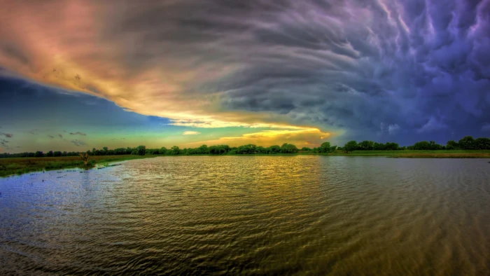 nature sky land landscape clouds horizon atmosphere summer 2k 4k