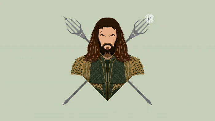 aquaman superheroes minimalism hd deviantart 2k 4k 5k 8k