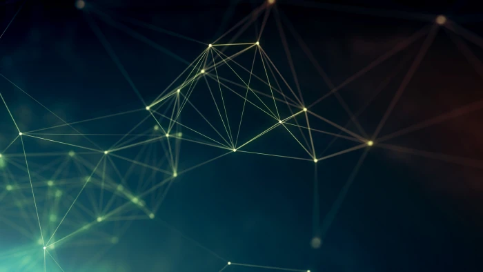 geometry cyberspace abstract digital art lines pattern 2k 4k 5k