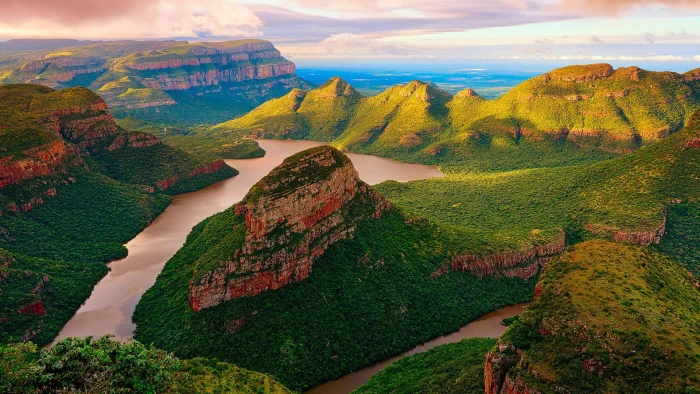body of water and mountain nature landscape mountains trees 2k