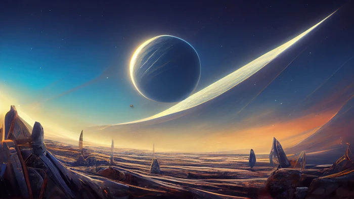 A distant alien planet OC