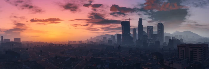 gray skyscrapers city game cloud Grand Theft Auto V GTA 2k 4k 5k