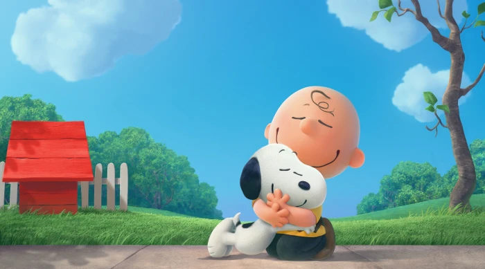 The Peanuts Snoopy and Charlie Movie Snoppy illustration 2k 4k