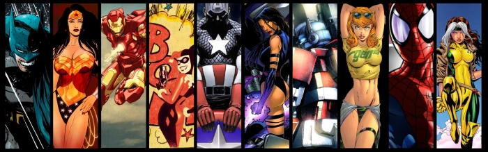 DC and Marvel superheroes digital wallpaper Comics The Avengers 2k 4k