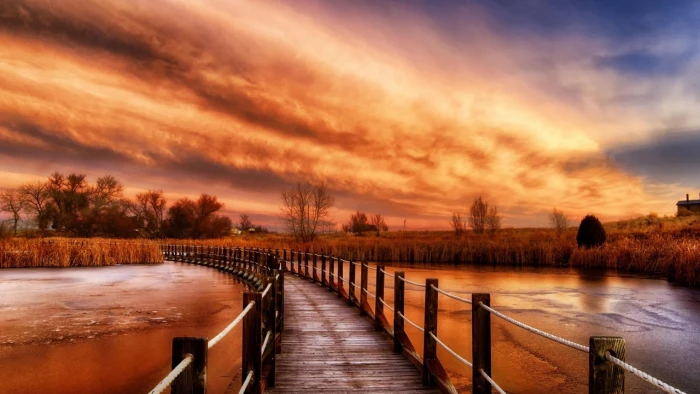 nature water landscape sky sea ocean travel clouds beach 2k 4k