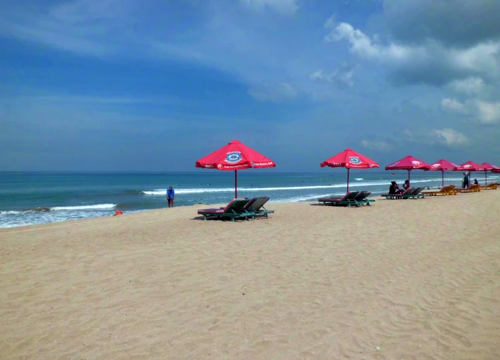 pantai kuta bali indonesia beach sand sea summer romantic 2k 4k