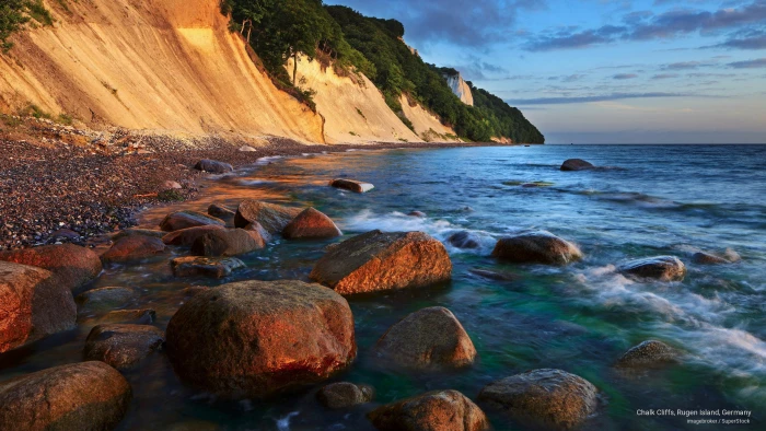 Chalk Cliffs Rugen Island Germany Beaches 2k