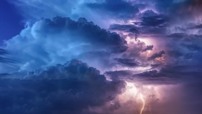clouds with thunder digital wallpaper storm sky lightning 2k 4k 5k