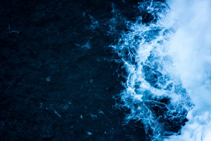 nature water waves sea blue abstract motion backgrounds 2k