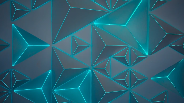 neon geometric Teal 2k 4k 5k