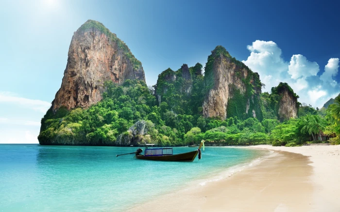 Thailand beaches Rai Leh Peninsula Railay Beach 2k