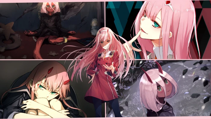 anime girls Darling in the FranXX Zero Two 2k 4k