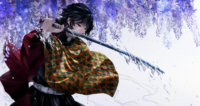 Anime Demon Slayer Kimetsu no Yaiba Giyuu Tomioka 2k 4k