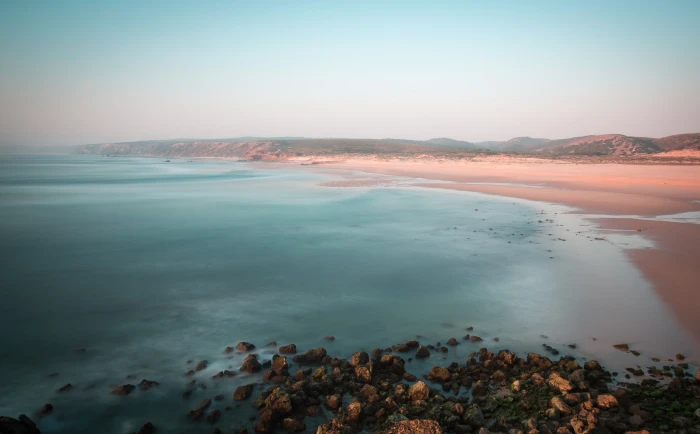 Bordeira Beach Portugal Nature Ocean Landscape Scenery Photography 2k 4k 5k