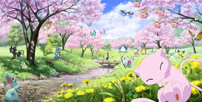 cute fantastic nature pink pokemon world tagme 2k