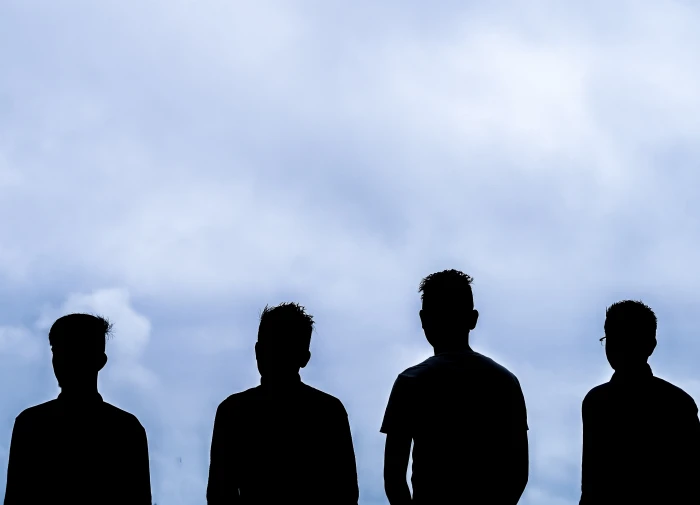 four silhouette of mans friends cool sky lifestyle bollywood 2k 4k 5k