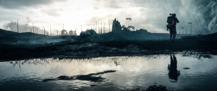 game cover Battlefield 1 EA DICE World War I soldier video games 2k 4k 5k