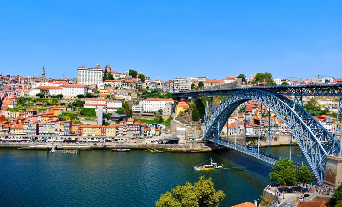 Luis I Bridge Porto Portugal The longest double decker metal bridge in the world UNESCO World Heritage Site 2k
