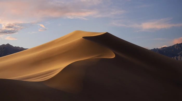 macOS Mojave Day sand dunes Computers apple desert sky human body part 2k 4k 5k
