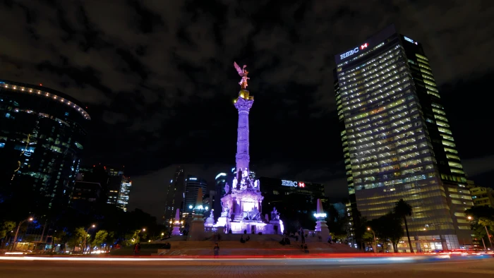 mexico urban landscape colorful statue angel de la independencia 2k 4k 5k