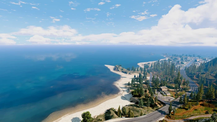 mod grand theft auto v redux horizon sea water sky scenics nature 2k 4k