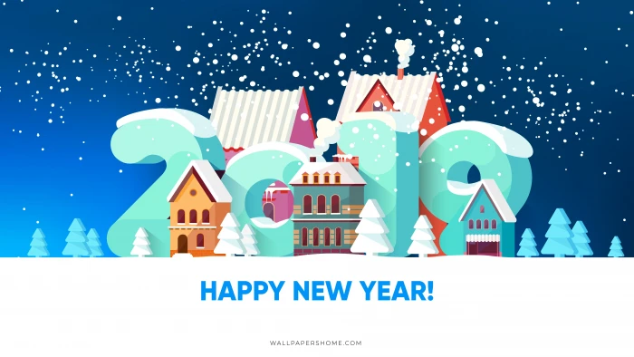 New Year Christmas poster 2k 4k 5k 8k