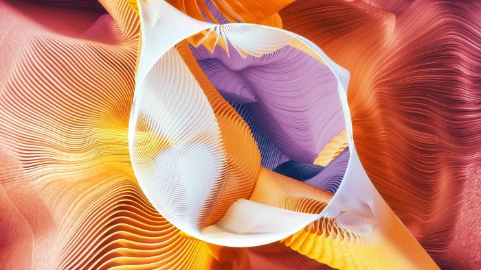 red and orange digital wallpaper abstract lines colorful geometry 2k