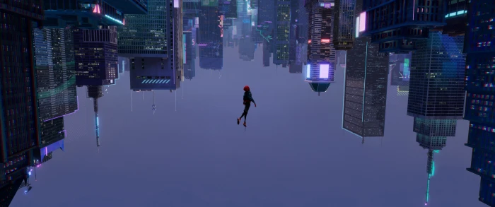 Spiderman Into The Spider Verse one person building exterior 2k 4k