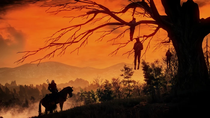 tree The Witcher gallows 3 Wild Hunt mammal 2k 4k