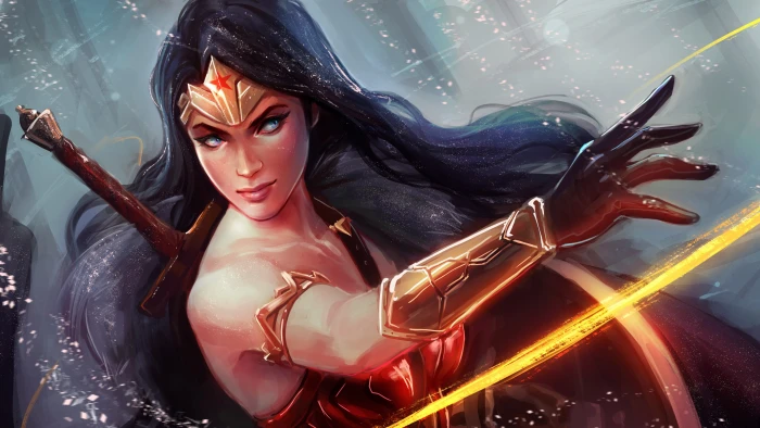 wonder Woman artwork 2k 4k