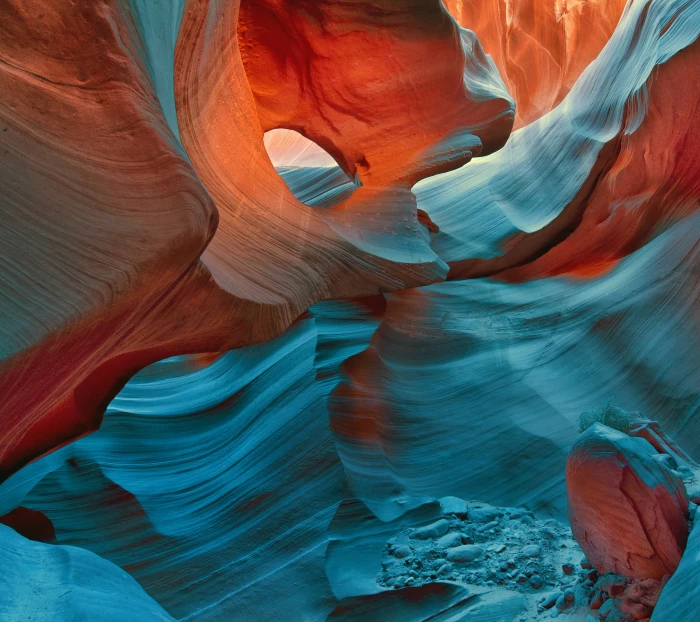 Antelope Canyon rock nature colorful 2k